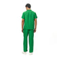 Green summer linen set