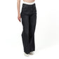 Dark grey wide leg jeans