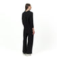 Black summer linen outfit