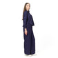 Dark blue summer linen outfit