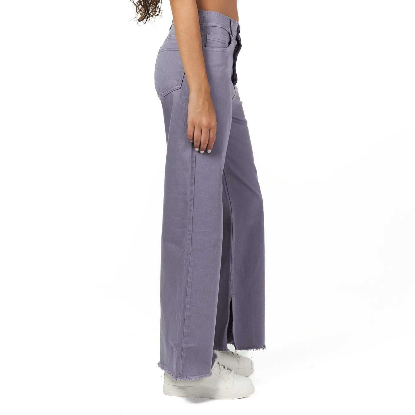 Grey wide leg cargo pant