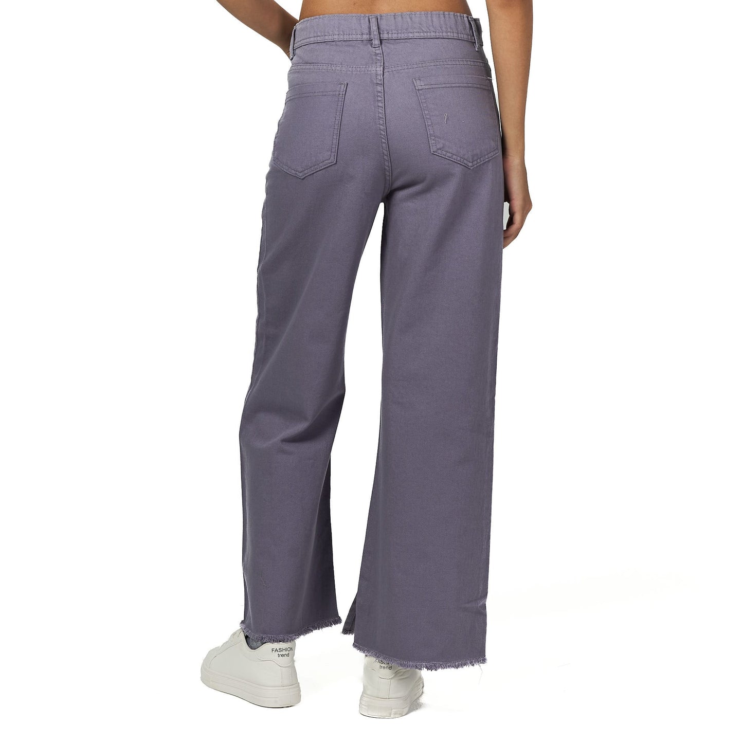 Grey wide leg cargo pant